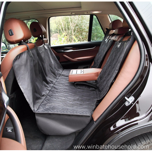 Dog Travelling Car Rear Seat Cover With Zippers